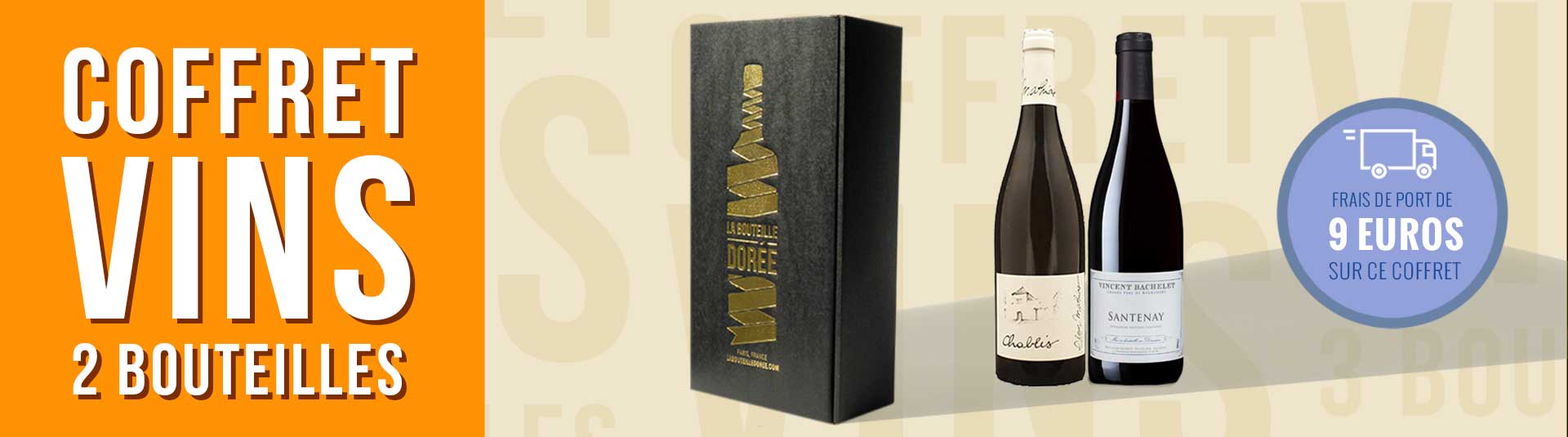 Coffret vin Bourgogne Découverte 2 bouteilles