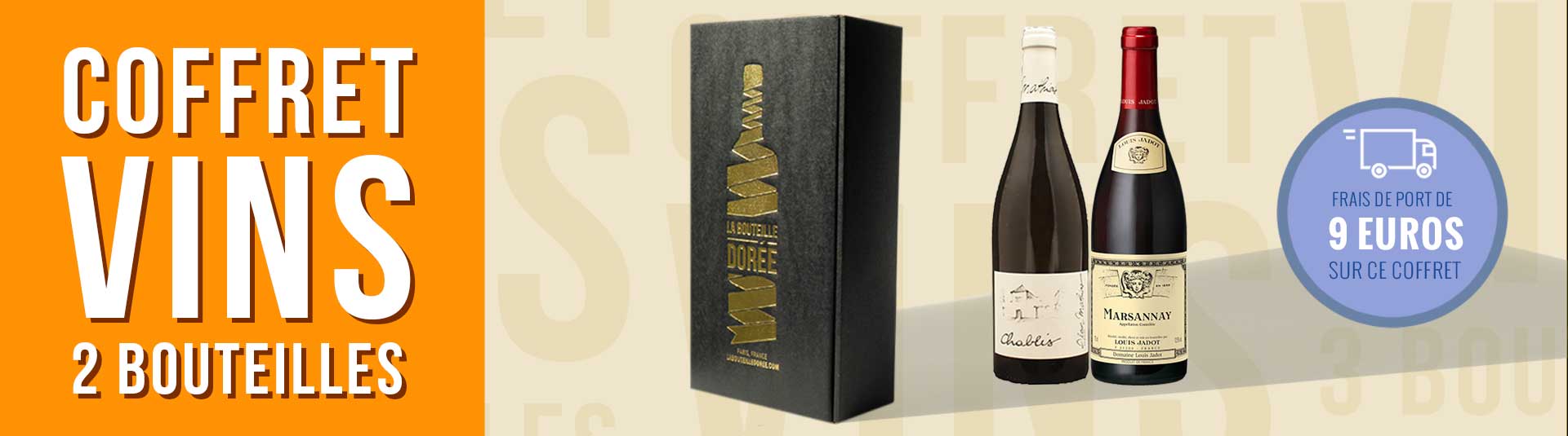 Coffret vin Bourgogne Découverte 2 bouteilles Coffret vin Bourgogne Découverte 2 bouteilles