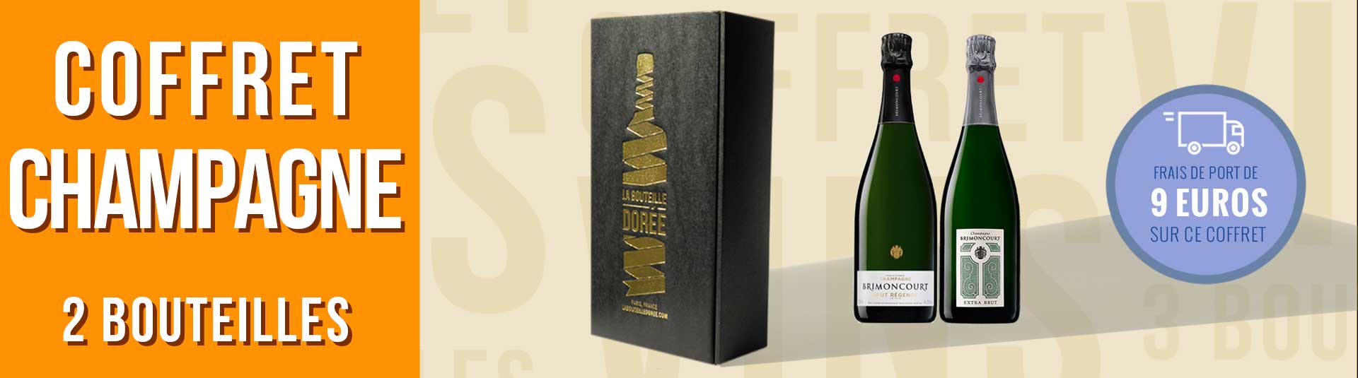 Coffret Champagne Brut et Extra-Brut 2 bouteilles