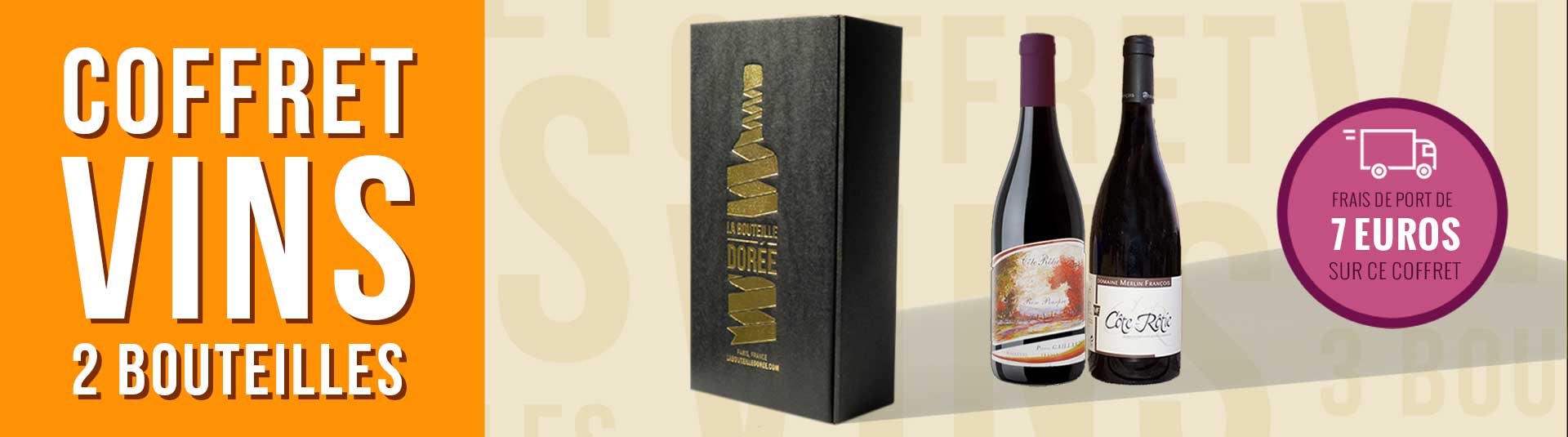 Coffret vin Bourgogne Découverte Coffret vin Côte-Rôtie Découverte