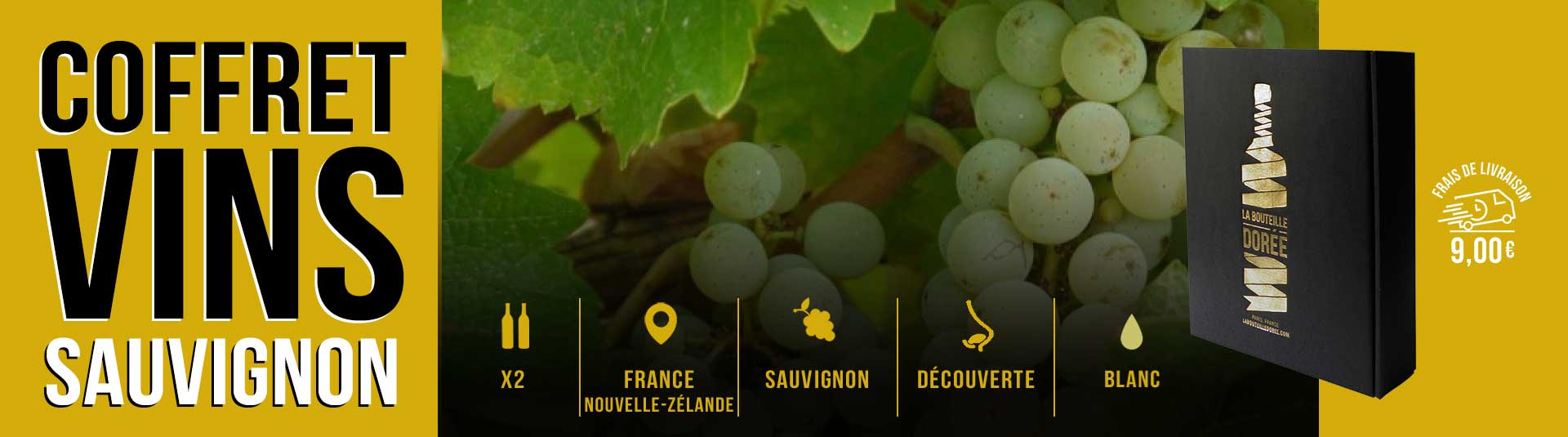 Coffret vin Sauvignon 2 bouteilles