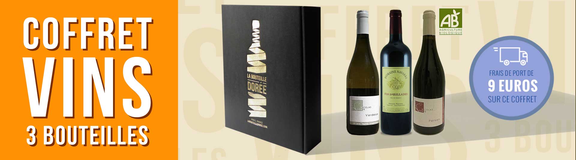 Cépages rares - Coffret vin BIO 3 bouteilles Cépages rares - Coffret vin BIO 3 bouteilles