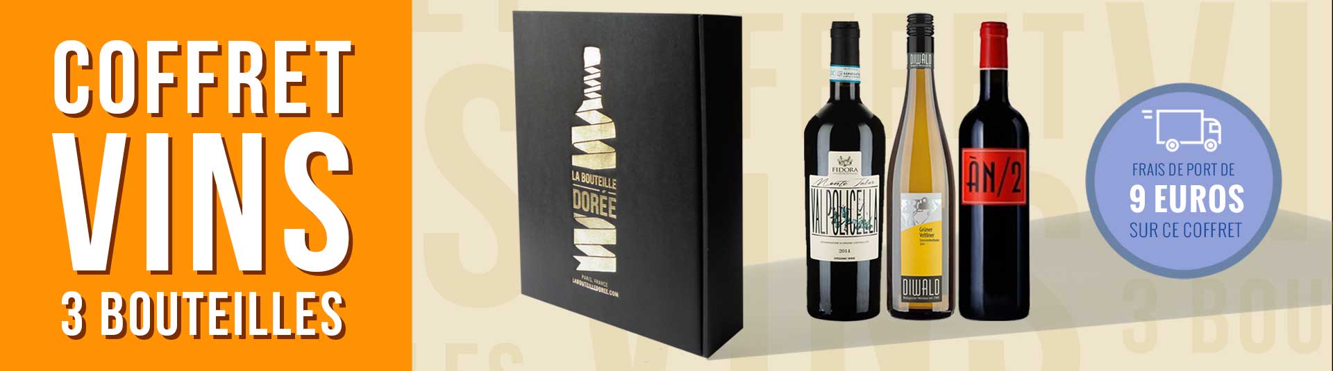 coffret vin Bordeaux Crus Bourgeois 3 bouteilles Coffret vin Europe - Autriche, Espagne et Italie
