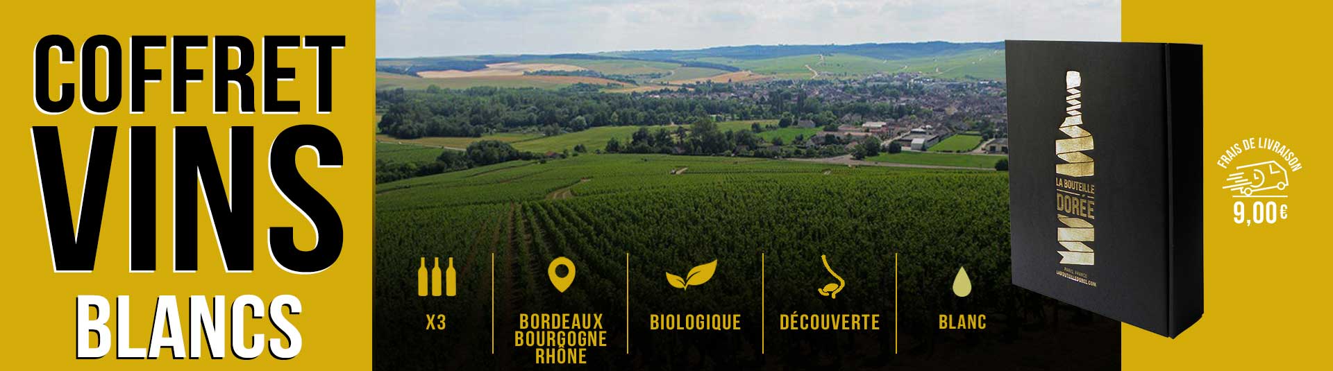 Coffret vin blanc Sélection 3 bouteilles
