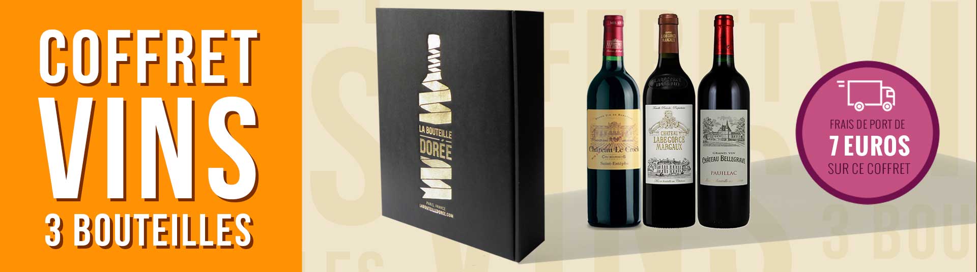 coffret vin Bordeaux Crus Bourgeois 3 bouteilles coffret vin Bordeaux Crus Bourgeois 3 bouteilles