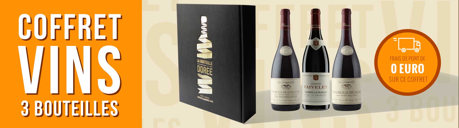 Coffret vin Bourgogne Prestige Chambolle-Musigny