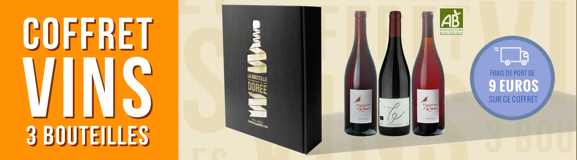 Coffret vin rouge Jura 3 bouteilles