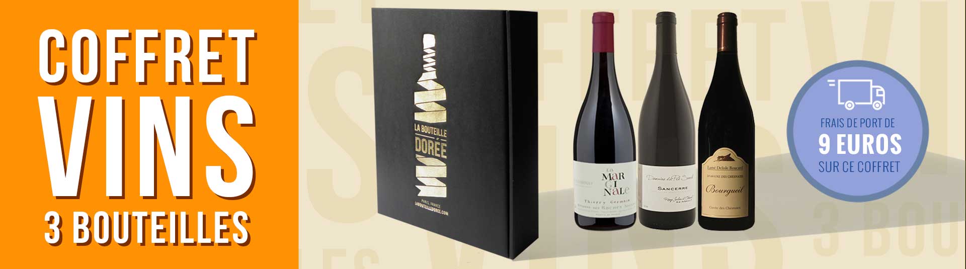 Coffret vin rouge Loire 3 bouteilles