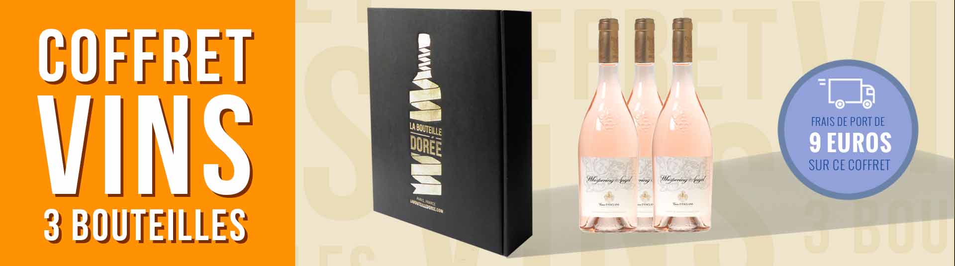 Coffret vin 3 bouteilles Côtes-de-Provence Esclans