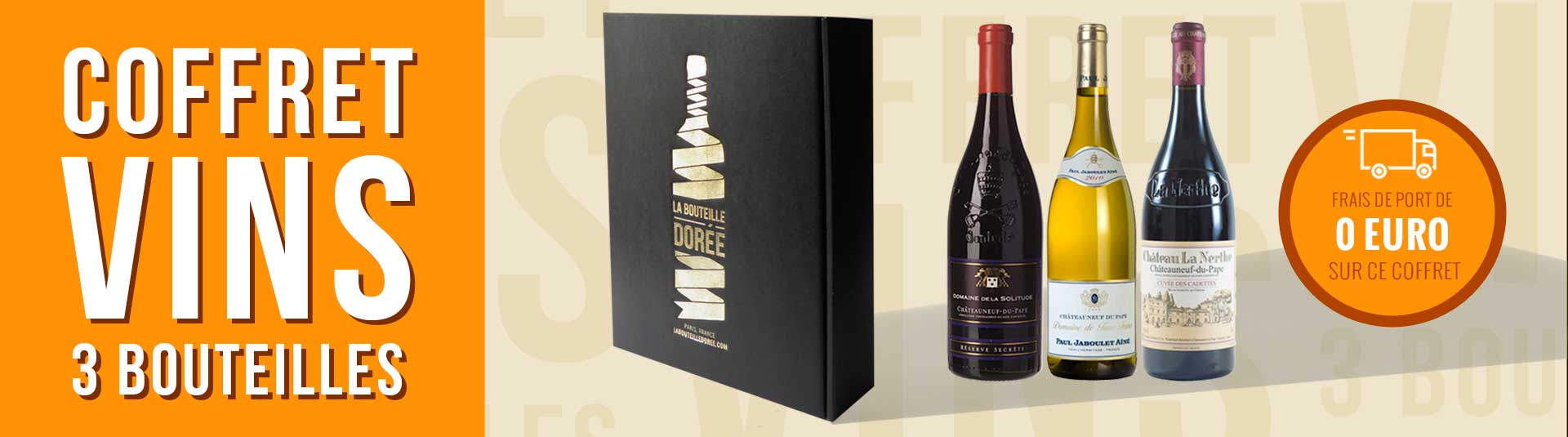 Coffret vin Bourgogne Découverte Coffret vin Châteauneuf-du-Pape Découverte