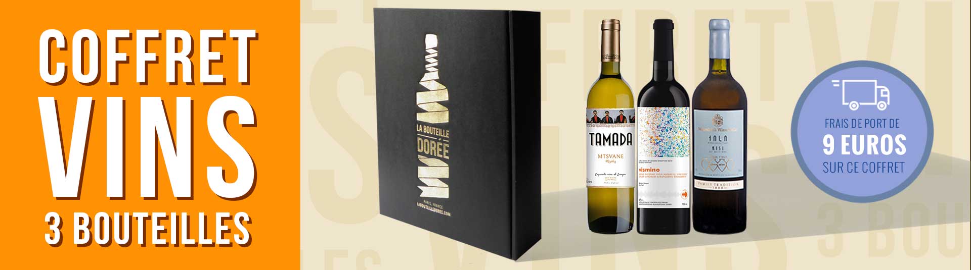 Coffret vin Géorgie 3 bouteilles