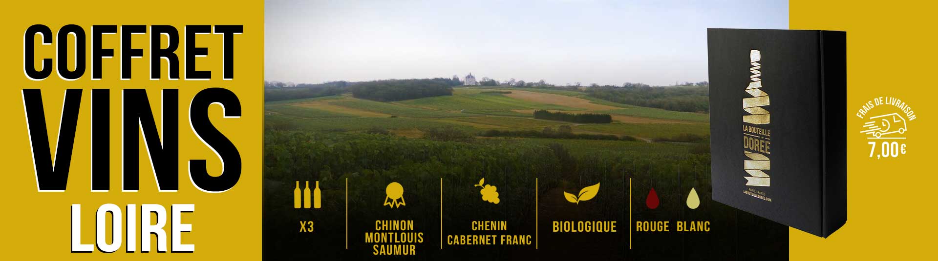 Coffret vin Loire Sélection 3 bouteilles