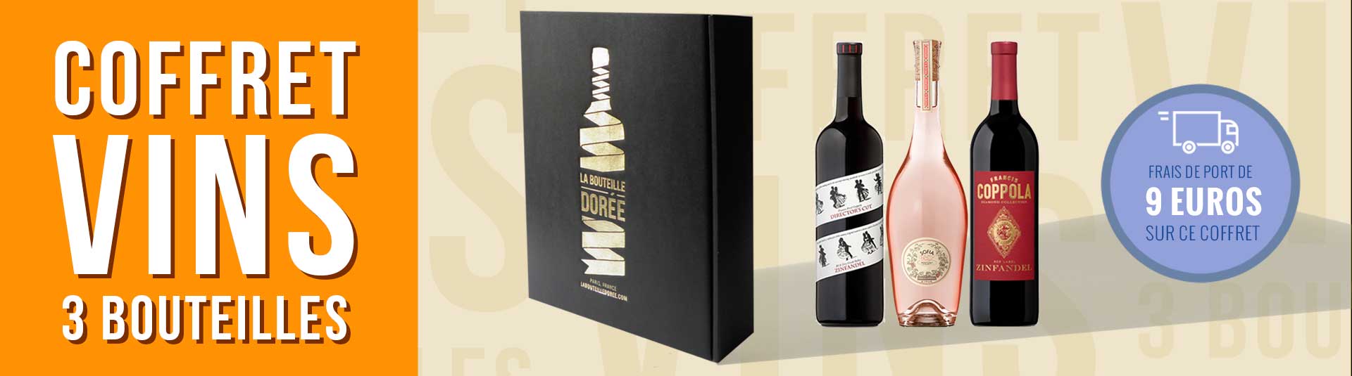 Coffret 3 bouteilles Francis et Sofia Coppola