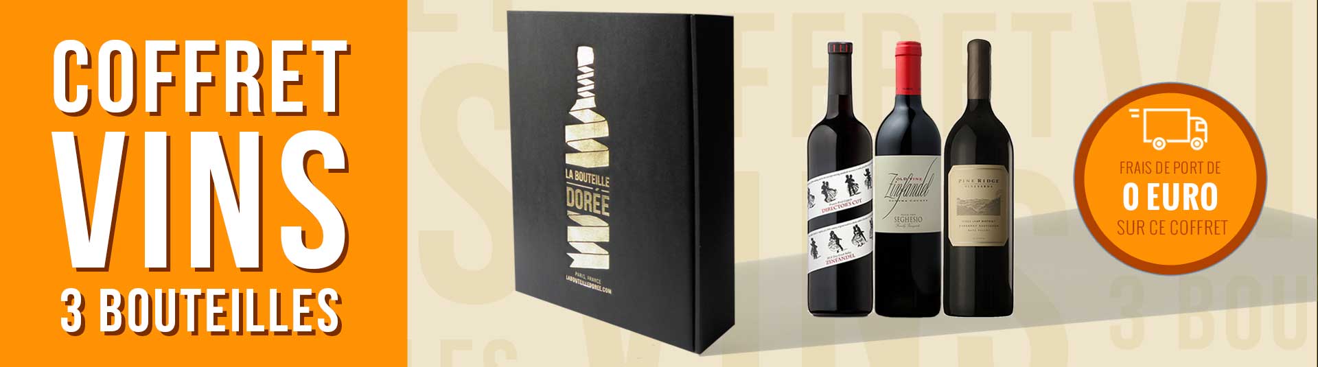 Coffret vin USA Prestige 3 bouteilles