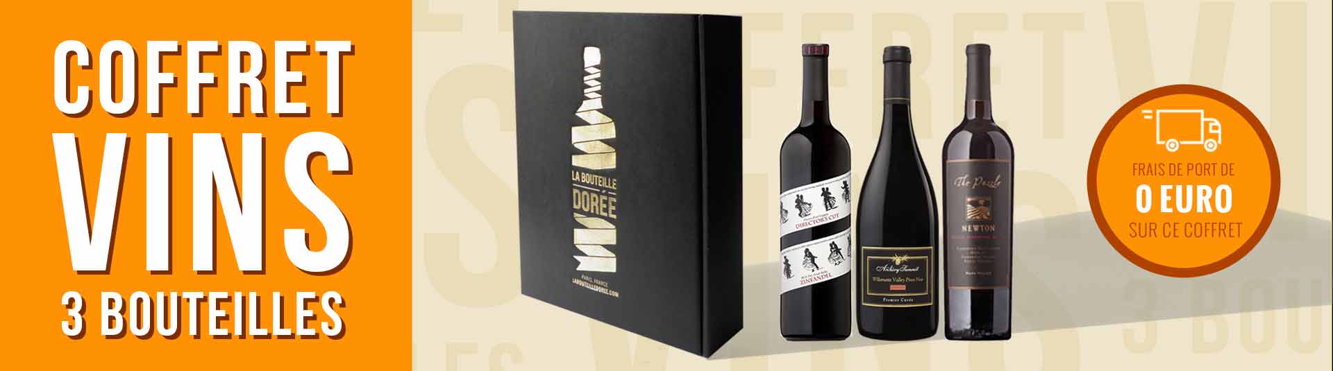 Coffret vin USA Prestige 3 bouteilles Coffret vin USA Prestige 3 bouteilles