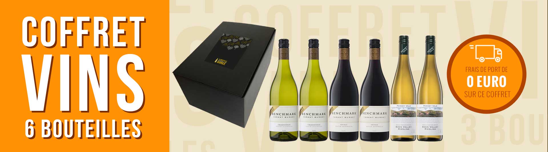 Coffret vin Bourgogne Prestige Chambolle-Musigny Coffret vin Australie 6 bouteilles