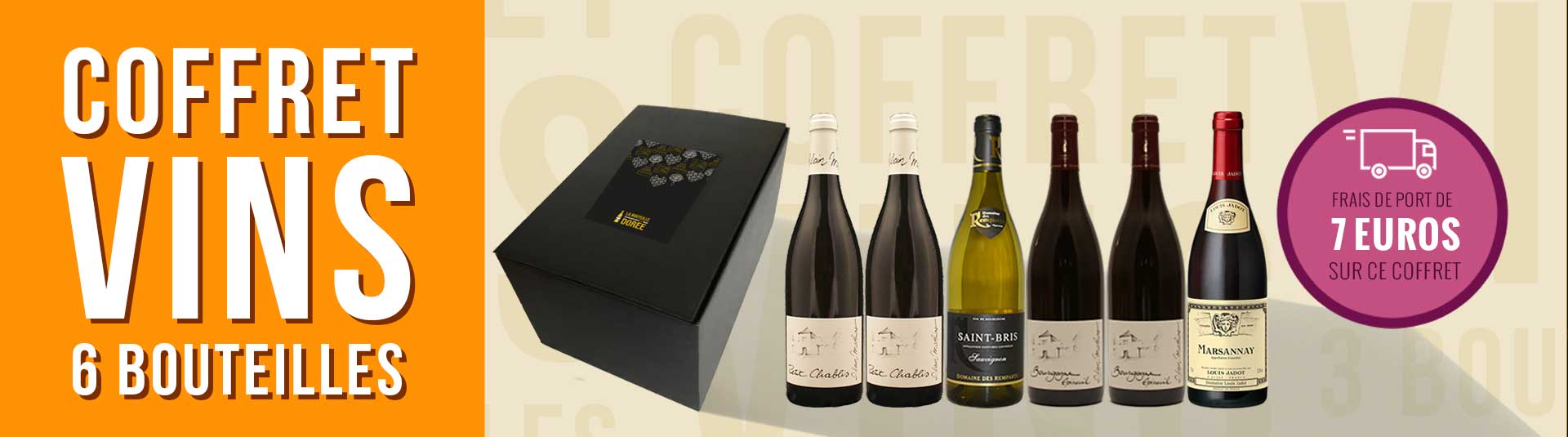 Coffret vin Bourgogne Prestige Chambolle-Musigny Coffret vin Bourgogne 6 bouteilles