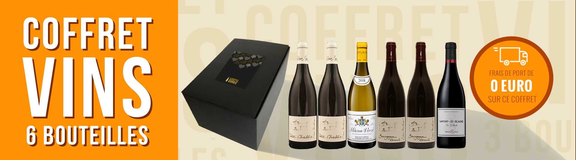 Coffret vin Bourgogne Prestige Chambolle-Musigny Coffret vin Bourgogne 6 bouteilles