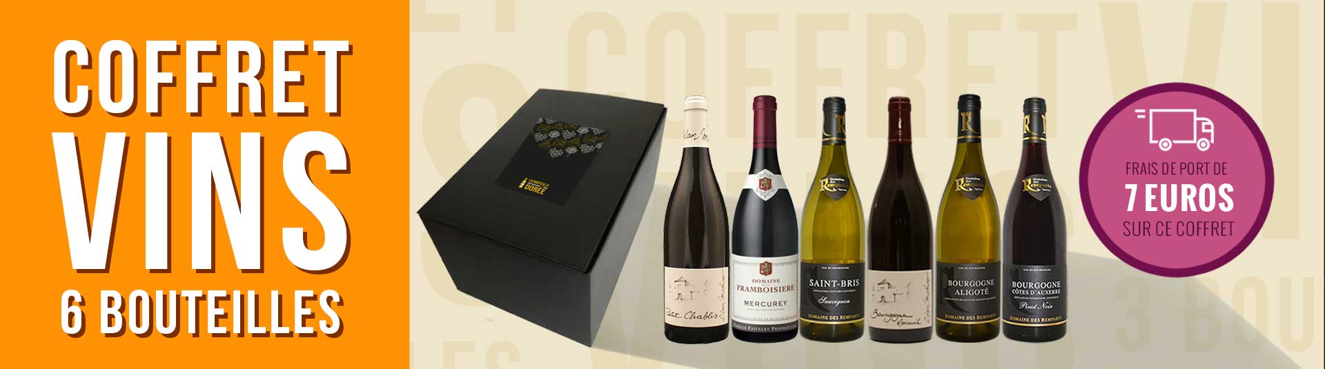 Coffret vin Bourgogne Prestige Chambolle-Musigny Coffret vin Bourgogne 6 bouteilles