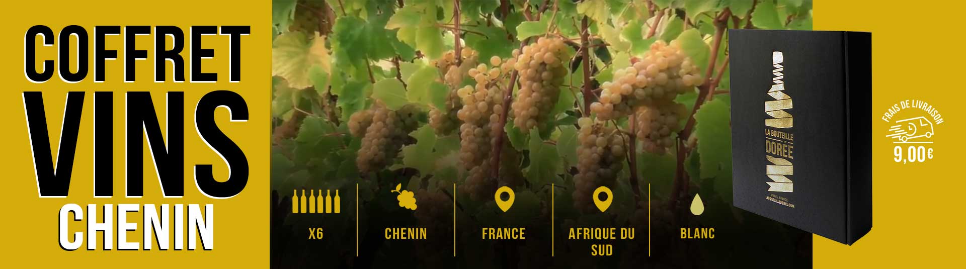Coffret vin cépage Chenin 6 bouteilles