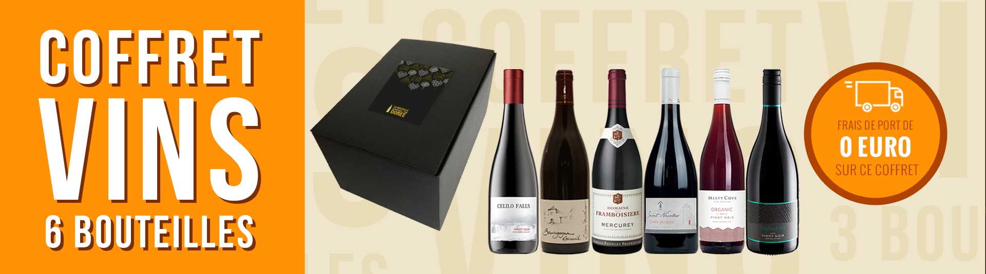 Coffret vin Bourgogne Prestige Chambolle-Musigny Coffret vin Pinot Noir 6 bouteilles