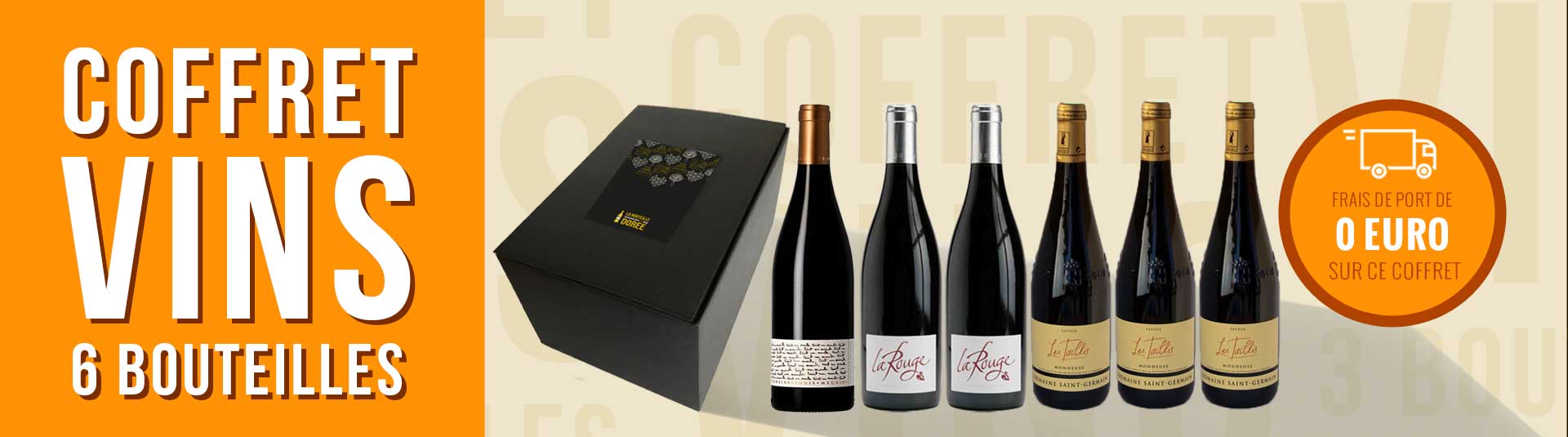 Coffret vin Bourgogne Prestige Chambolle-Musigny Coffret vin Mondeuse Savoie 6 bouteilles