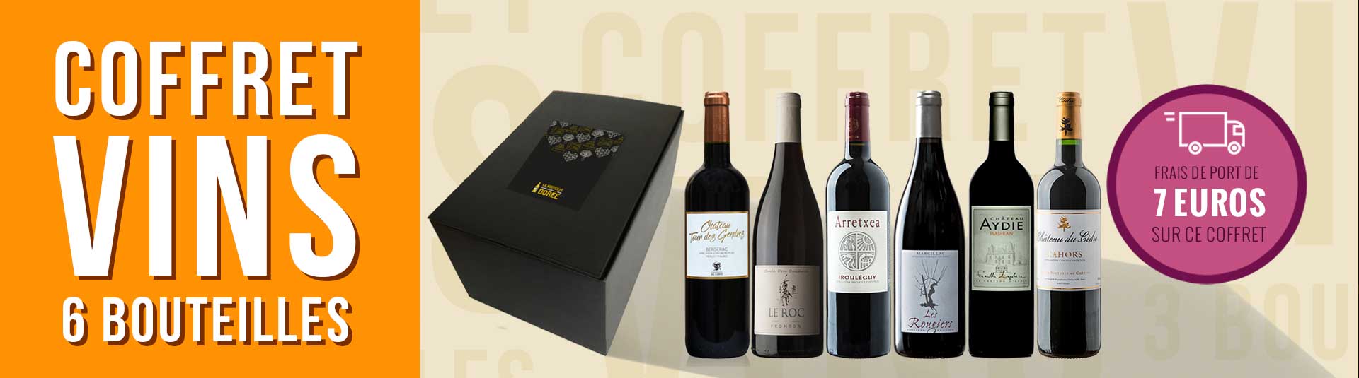Coffret vin Bourgogne Prestige Chambolle-Musigny Coffret vin rouge Sud-Ouest bouteilles