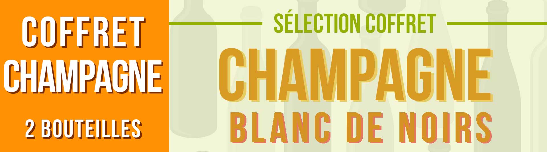 Coffret Champagne Blanc de noirs 2 bouteilles