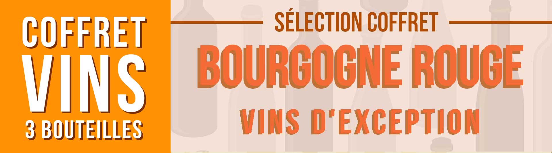 Coffret vin rouge Bourgogne Prestige 3 bouteilles