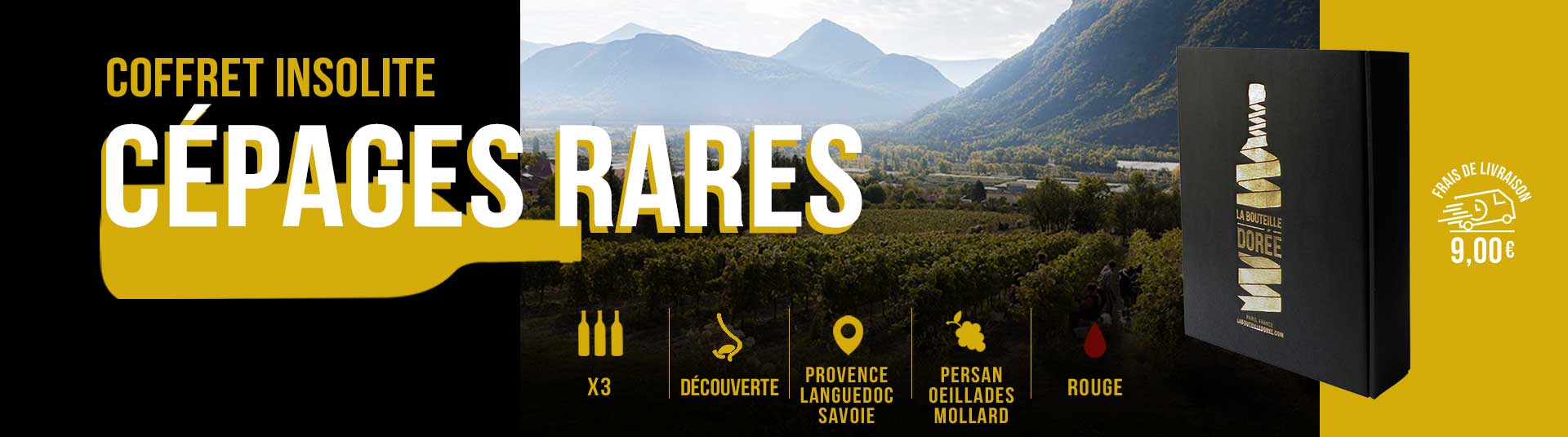 Coffret vin rouge BIO cépages rares 3 bouteilles Coffret vin rouge BIO cépages rares 3 bouteilles