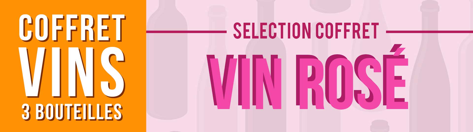 Coffret vin rosé Sélection 3 bouteilles