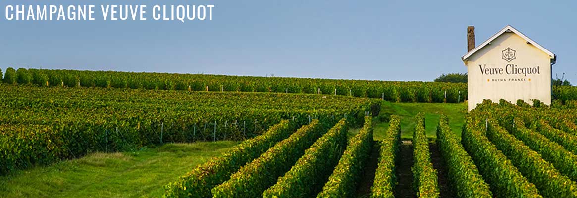 Champagne Veuve Cliquot en vente chez La Bouteille Dorée