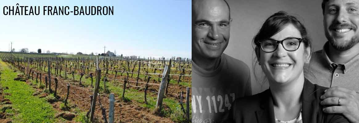 Château Franc-Baudron Vins de Montagne-Saint-Emilion en Agriculture biologique