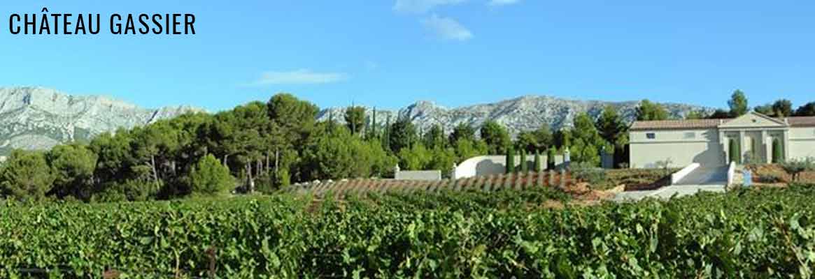 Château Gassier, vins rosés en appellation Côtes-de-Provence Sainte-Victoire