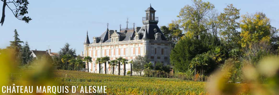 Château Marquis d'Alesme Margaux 3ème grand cru classé