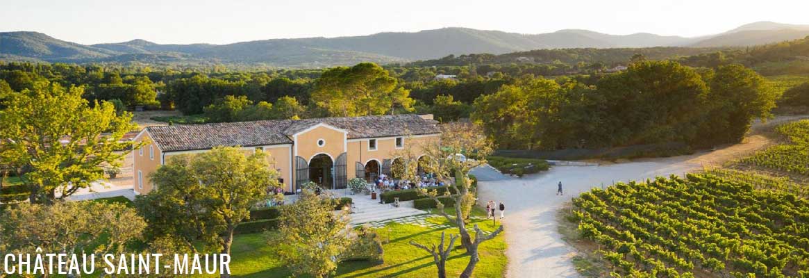 Château Saint-Maur Cru Classé, grands vins rosés, blancs et rouges en Côtes-de-Provence