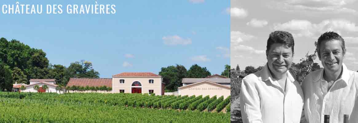 Château des Gravières, vins blancs et rouges de Graves