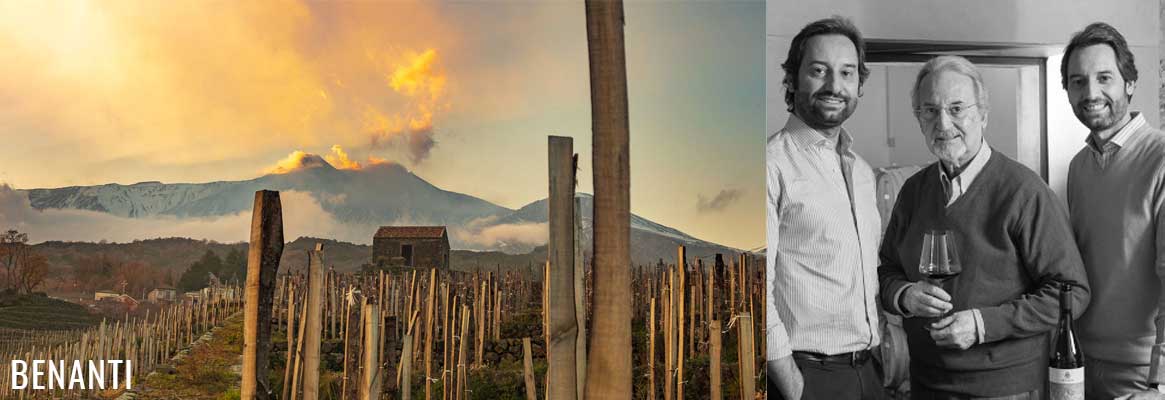 Benanti, grands vins italiens de l'Etna