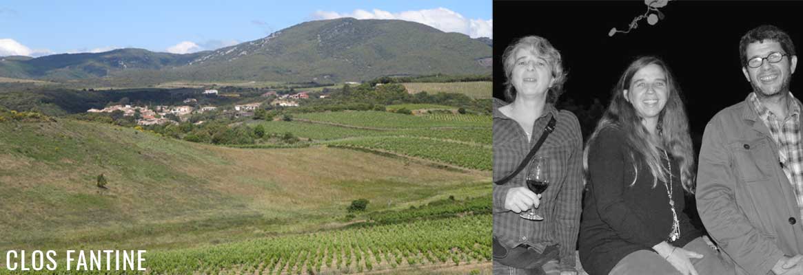 Clos Fantine, vins naturels du Languedoc, Carignan, Mourvèdre, Syrah, Cinsault et Grenache