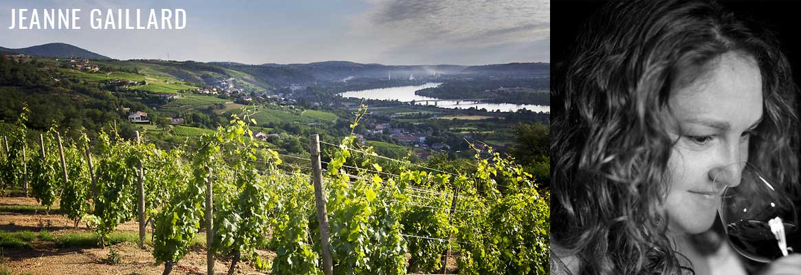 Jeanne Gaillard, vigneronne de la vallée du Rhône septentrionale