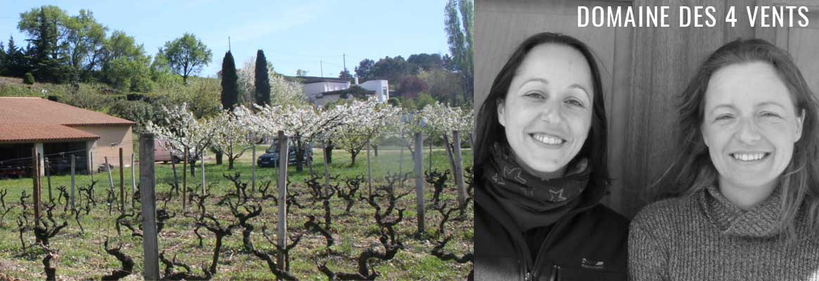 Domaine Les 4 Vents, grands vins de Crozes-Hermitage en agriculture biologique