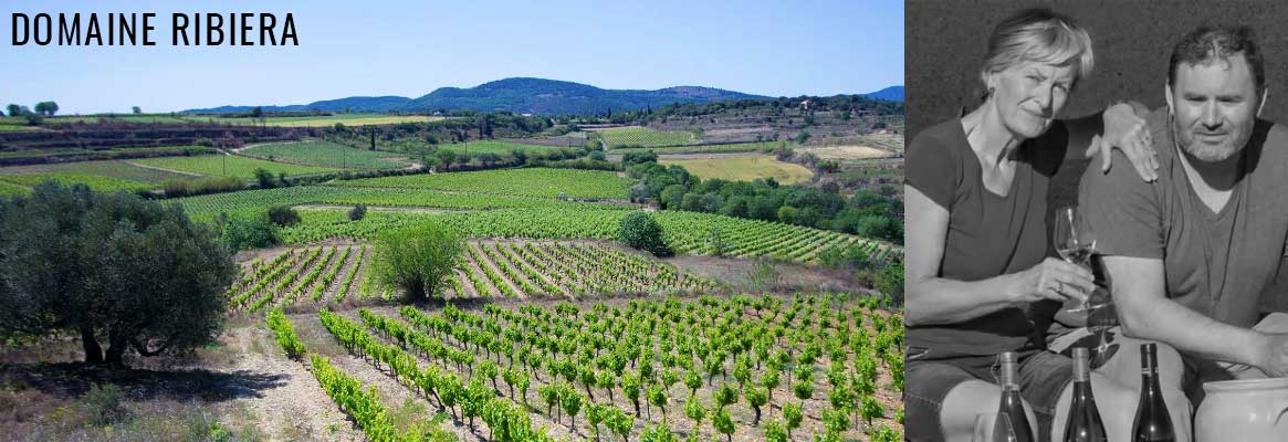 Domaine Ribiera, vins naturels du Languedoc, Cinsault, Grenache, Terret Blnc et Terret gris