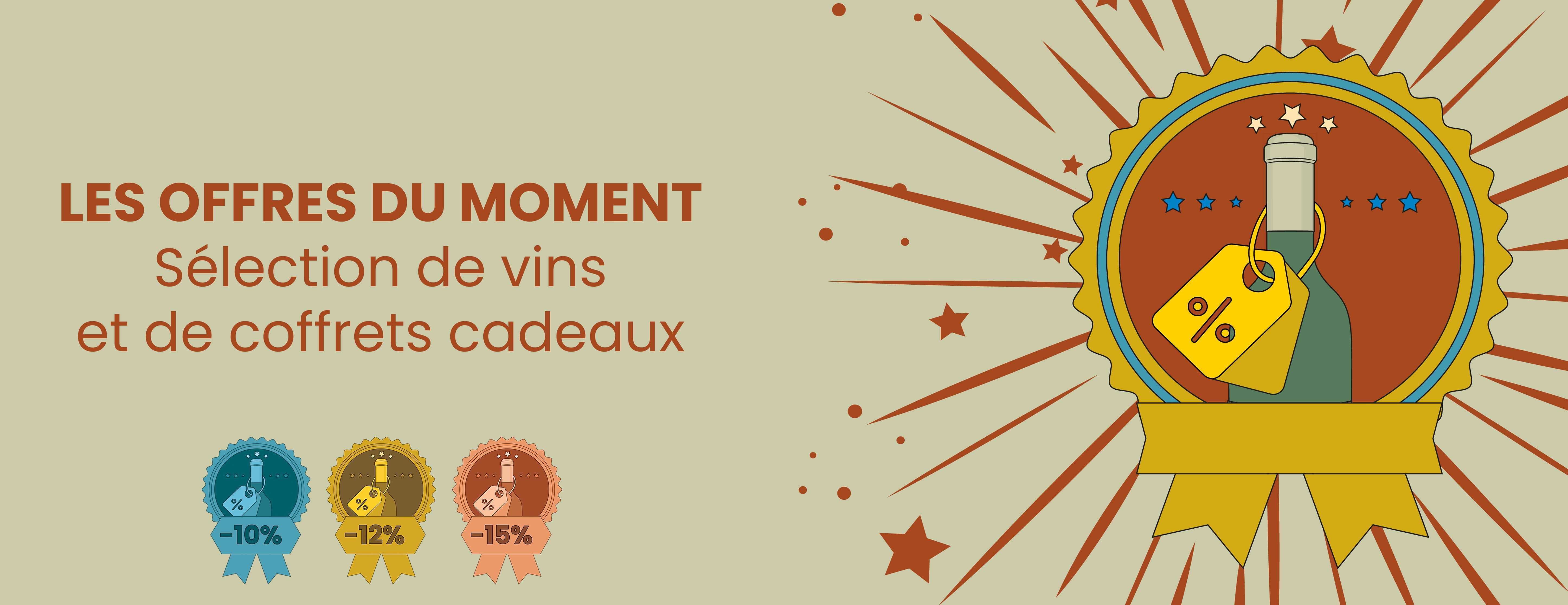 Coffrets cadeaux vins La Bouteille Dorée Les offres du moment de La Bouteille Dorée