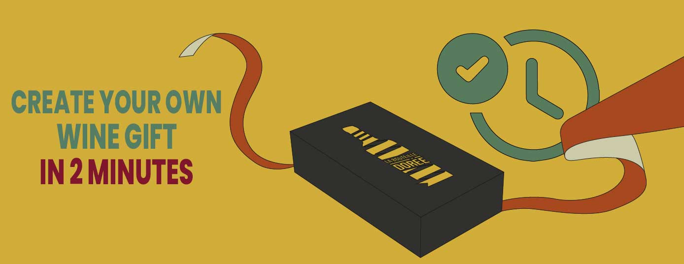 Créez vous-même votre coffret vin Create you own wine gift box in 2 minutes