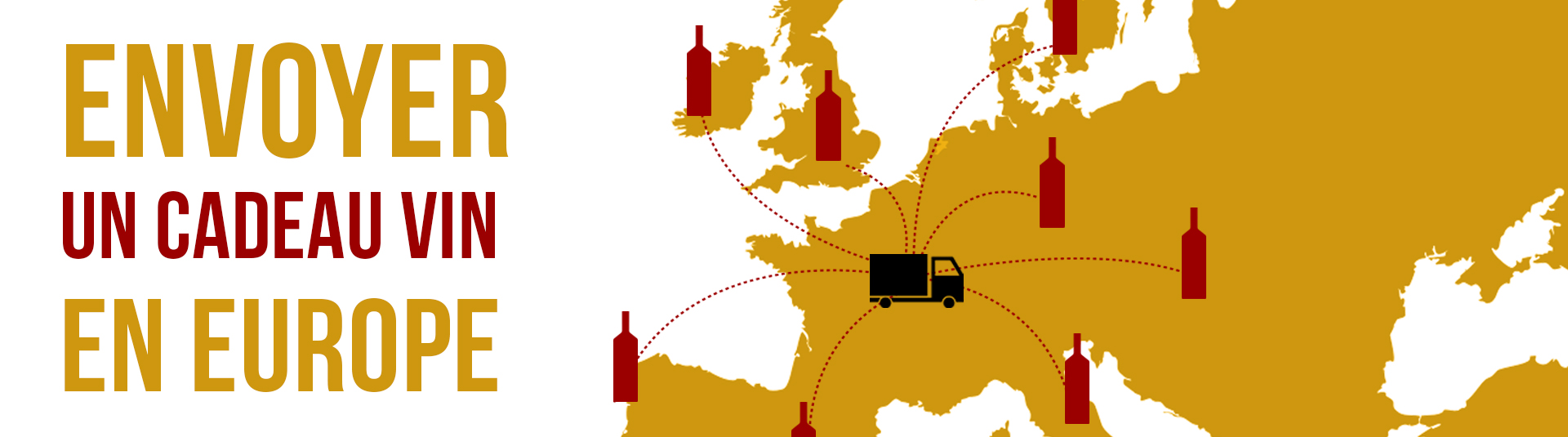 Shipping your wine gift to any country in Europe