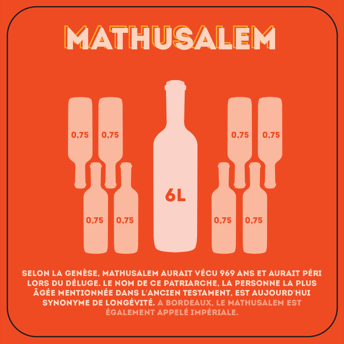 Mathusalem de 6 litres