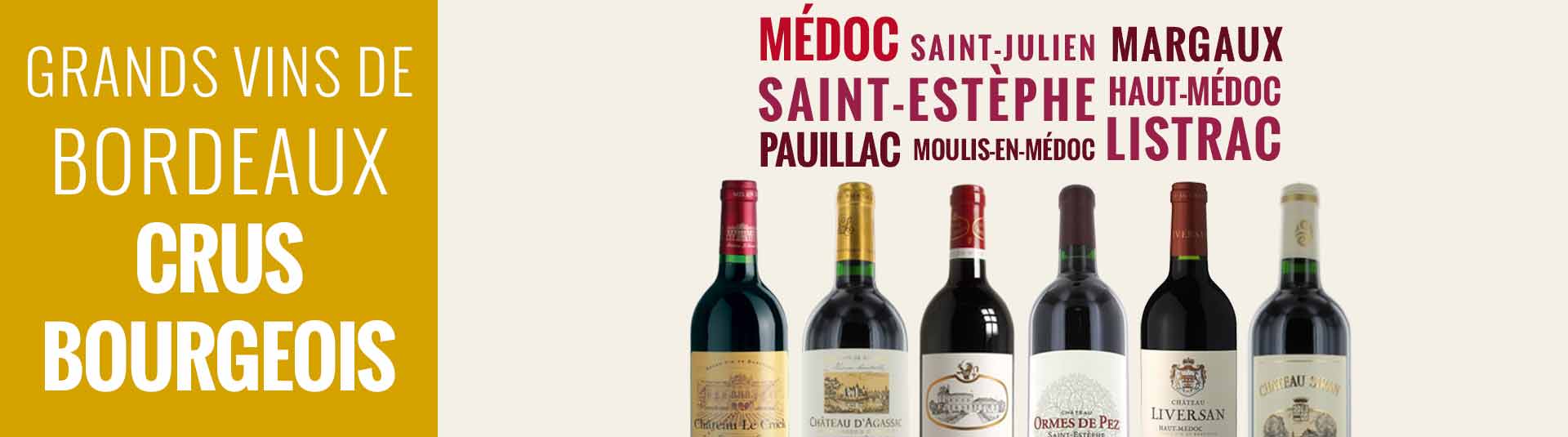 Bordeaux crus bourgeois du Médoc