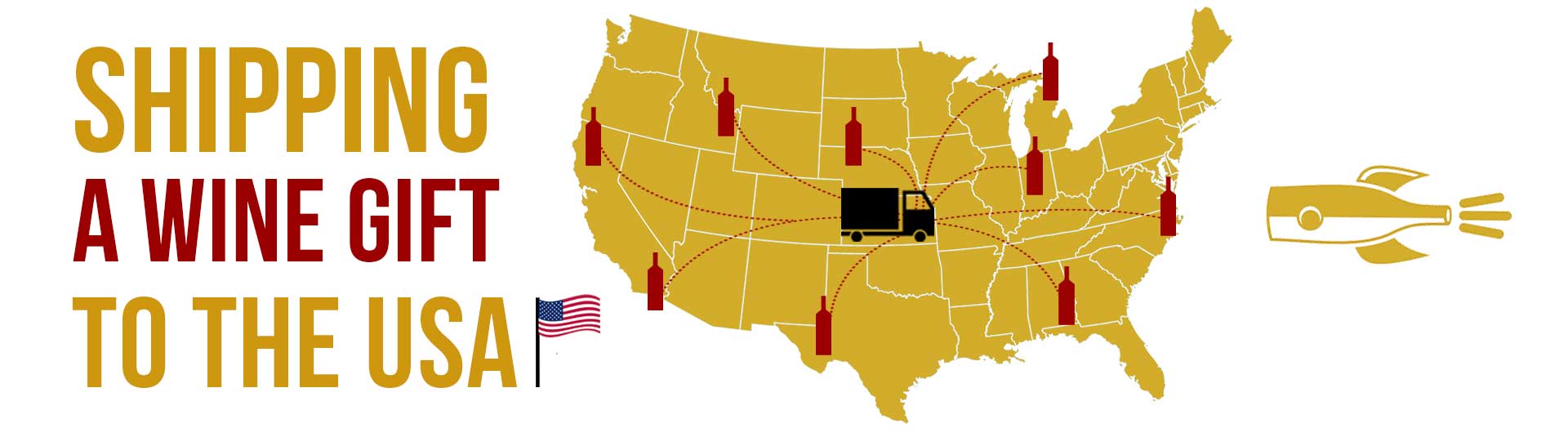 Shipping your wine gift to the USA