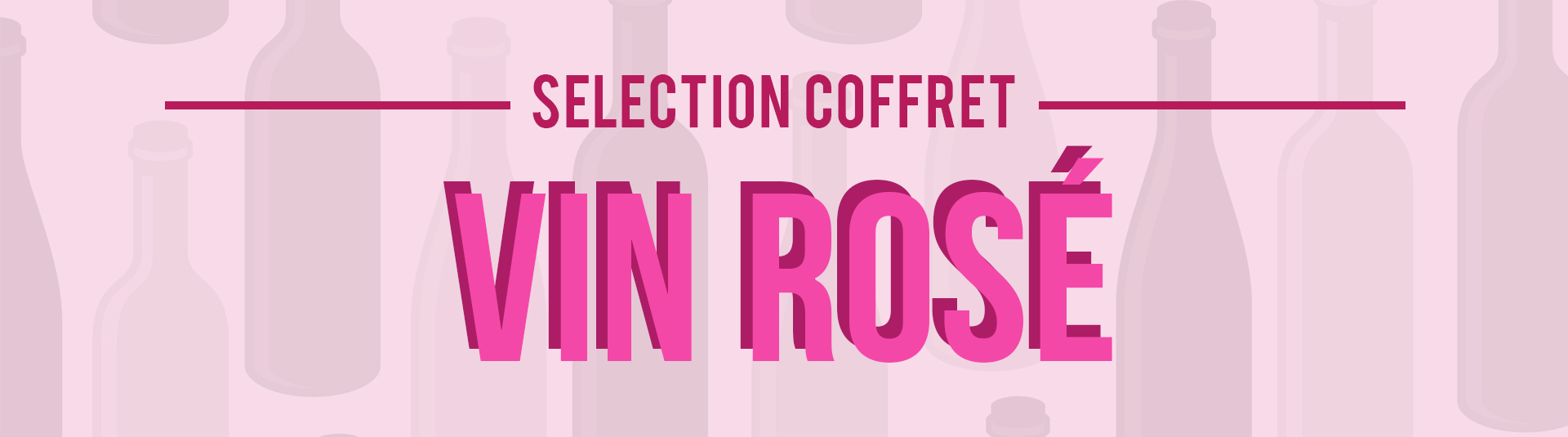 Coffret vin rosé